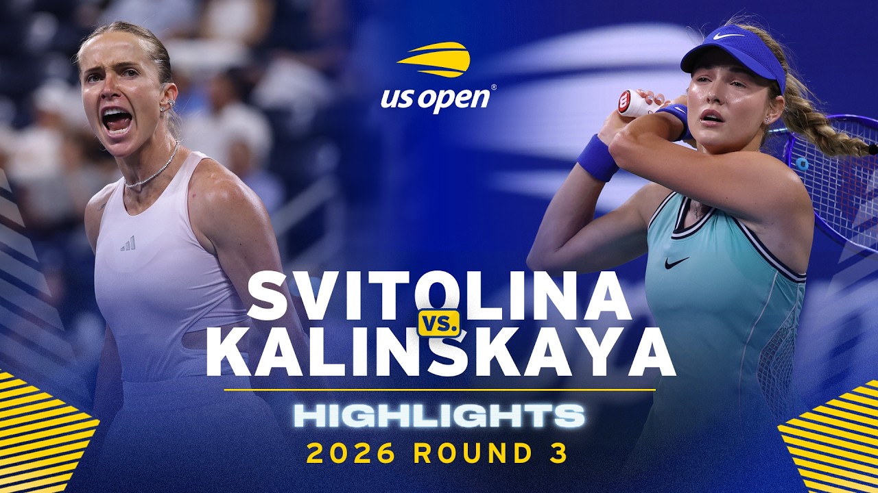 Imagem ilustrativa sobre Anna Kalinskaya bate Elina Svitolina pela 2ª vez em 2026 e garante campanha inédita no US Open