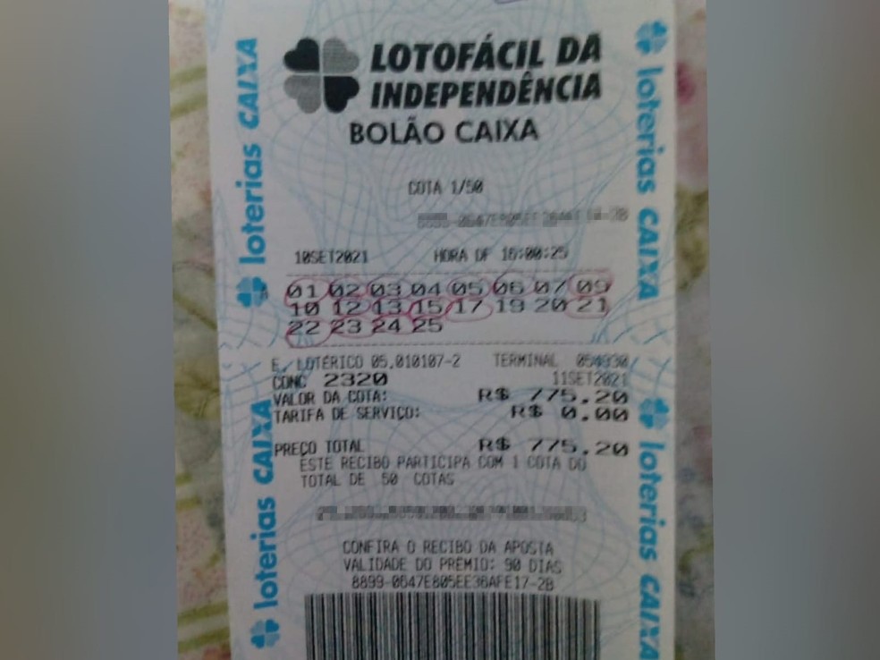 Imagem ilustrativa sobre Lotofácil da Independência: 72 apostas dividem R$323 mi e aposta de SC chega a 14 acertos