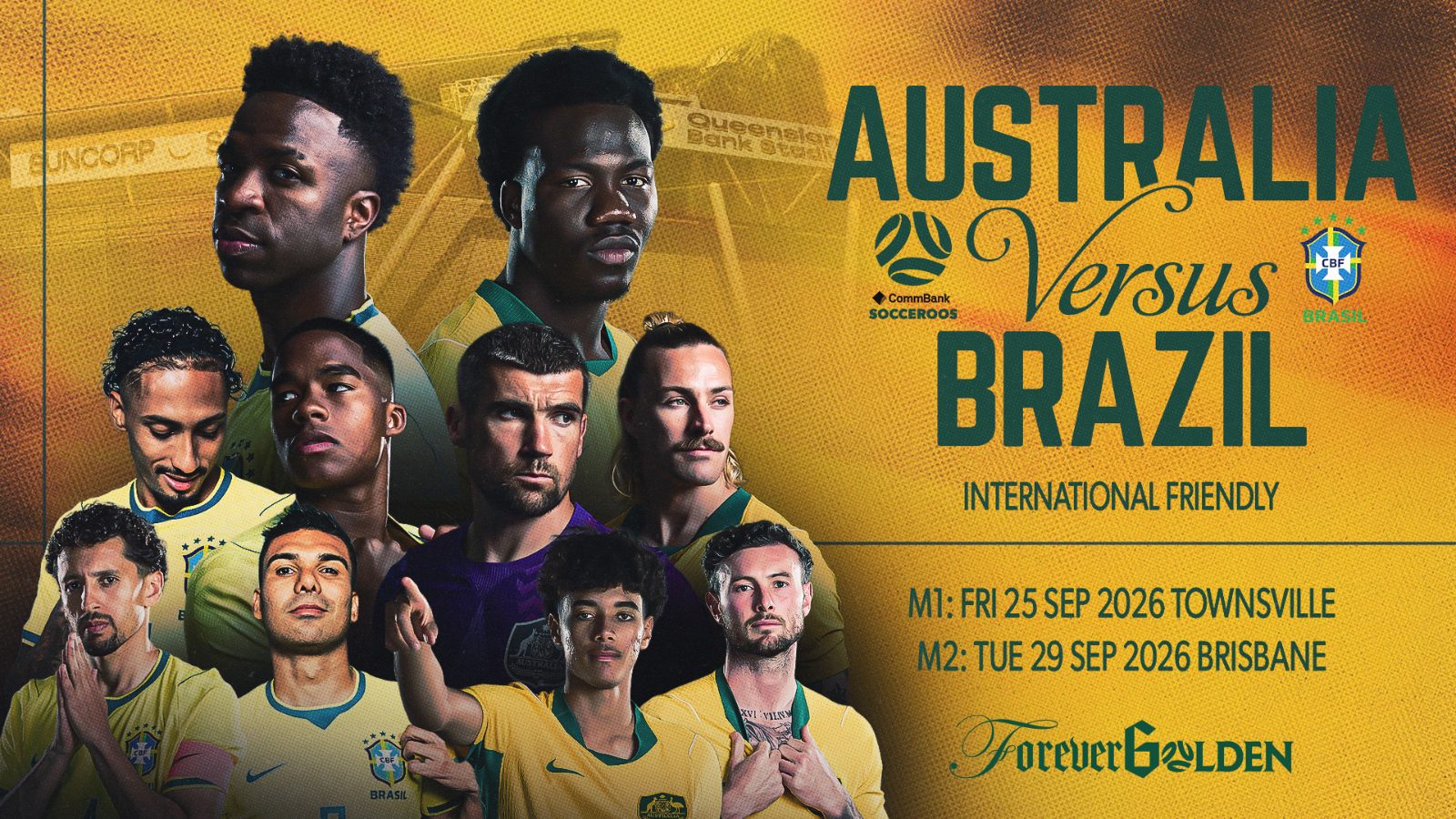 Imagem ilustrativa sobre Brasil abre a Super Data FIFA contra a Austrália em Townsville e onde assistir ao vivo
