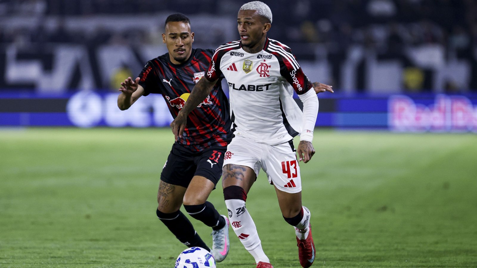 Imagem ilustrativa sobre Flamengo x Bragantino ao vivo às 22h: horário, transmissão e escalações da última rodada