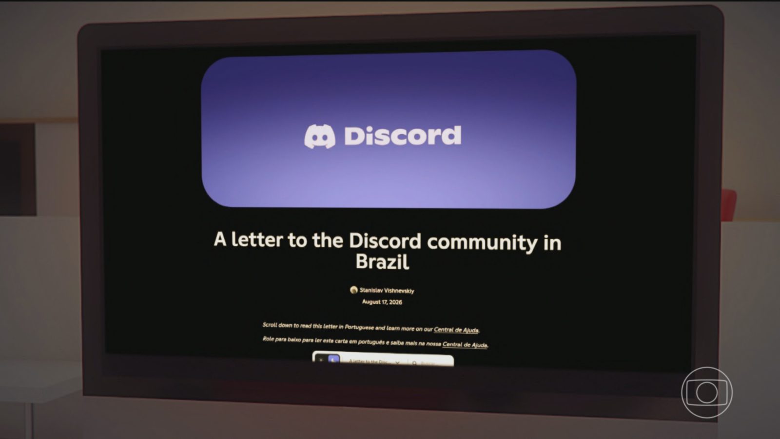 Imagem ilustrativa sobre Discord em colapso: queda de serviço e morte em live levam a prisão de 6 adolescentes