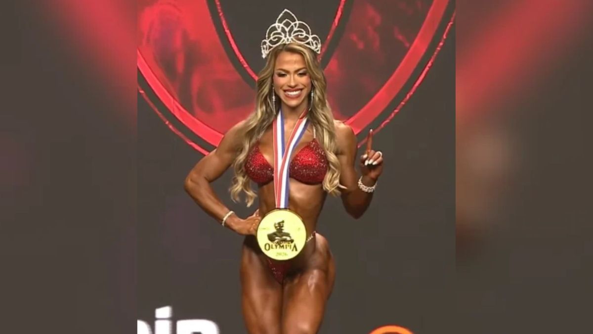 Imagem ilustrativa sobre Eduarda Bezerra repete vitória e se torna bicampeã na Wellness do Mr. Olympia