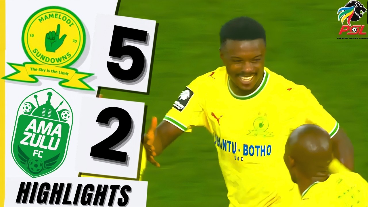 Imagem ilustrativa sobre Mamelodi Sundowns enfrenta AmaZulu FC em clássico sul-africano – streaming na DAZN