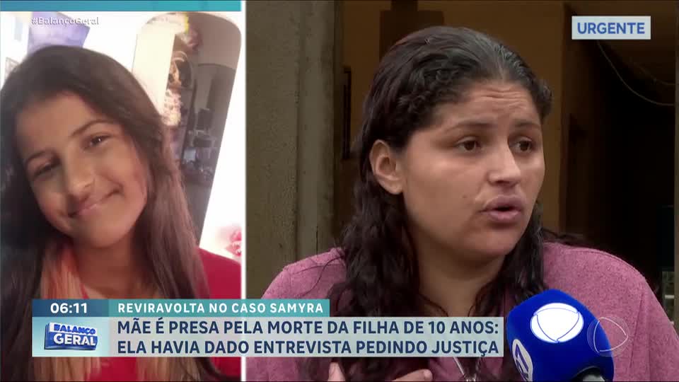 Imagem ilustrativa sobre Mãe de Samyra, menina de 10 anos, é presa depois que filha é encontrada morta e não frequentava escola