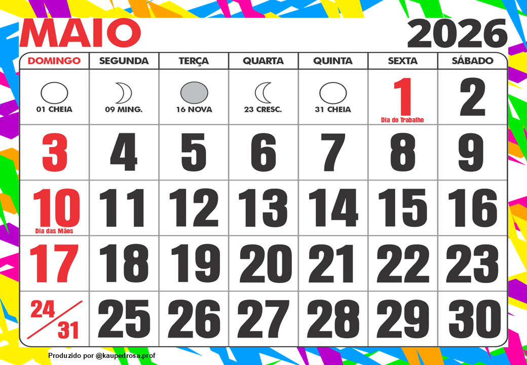 Imagem ilustrativa sobre Ainda restam cinco feriados nacionais em 2026; confira as datas