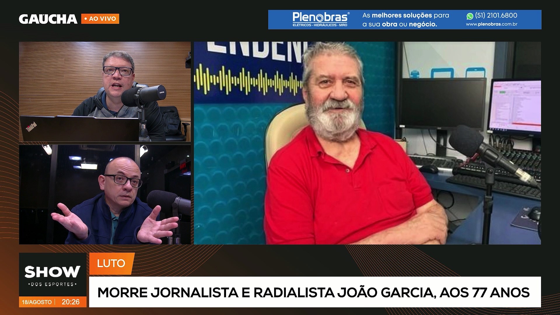 Morre aos 77 anos João Garcia, ex-presidente da ACEG e referência do rádio brasileiro