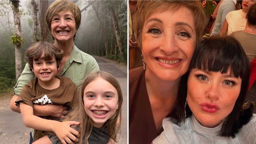 Imagem ilustrativa sobre Sônia Bridi se emociona até chorar com homenagem da filha e netos e surpresa inesperada do marido