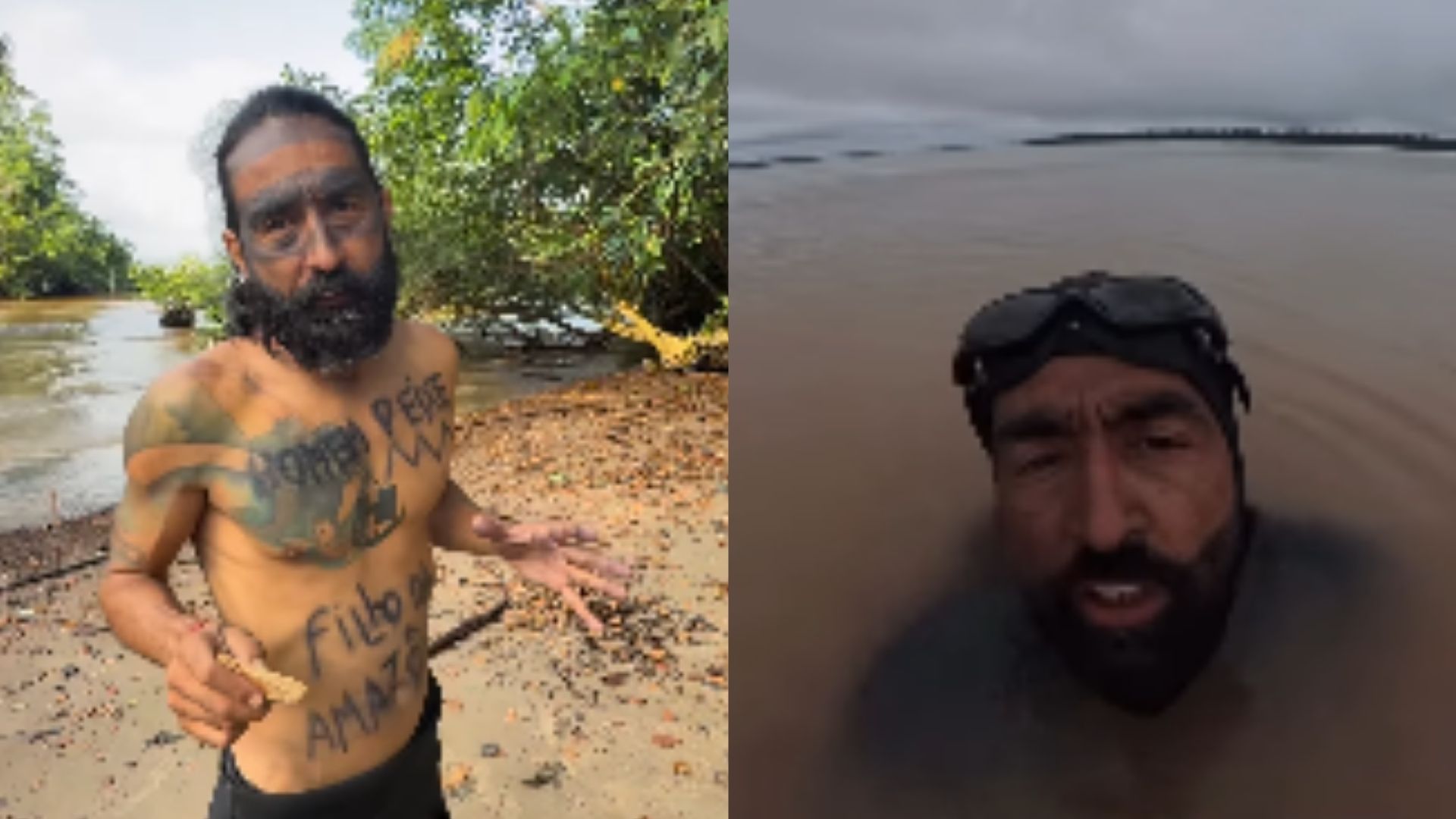 Imagem ilustrativa sobre Homem‑Peixe reaparece após 24 km de nado na Baía do Marajó