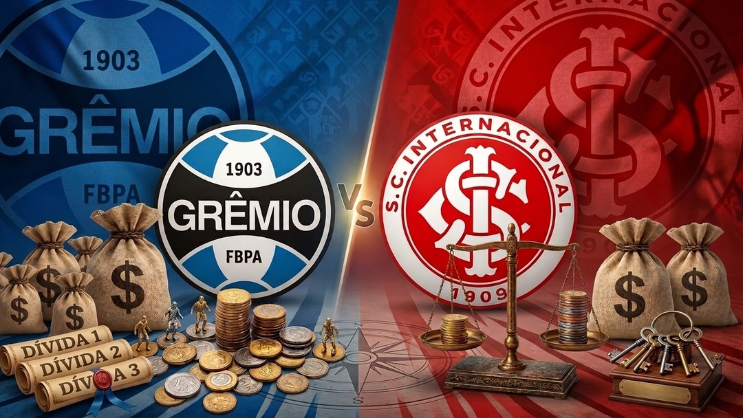 Imagem ilustrativa sobre GreNal 2026: horário, transmissão e escalações do Grêmio x Internacional na Copa do Brasil
