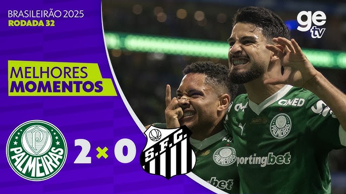 Imagem ilustrativa sobre Palmeiras bate Santos 3x0 e garante vaga na semifinal