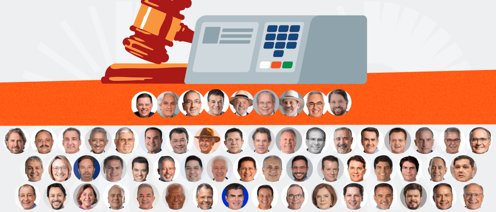 Imagem ilustrativa sobre Lula e 74 alvos da Lava‑Jato se lançam na corrida presidencial de 2026