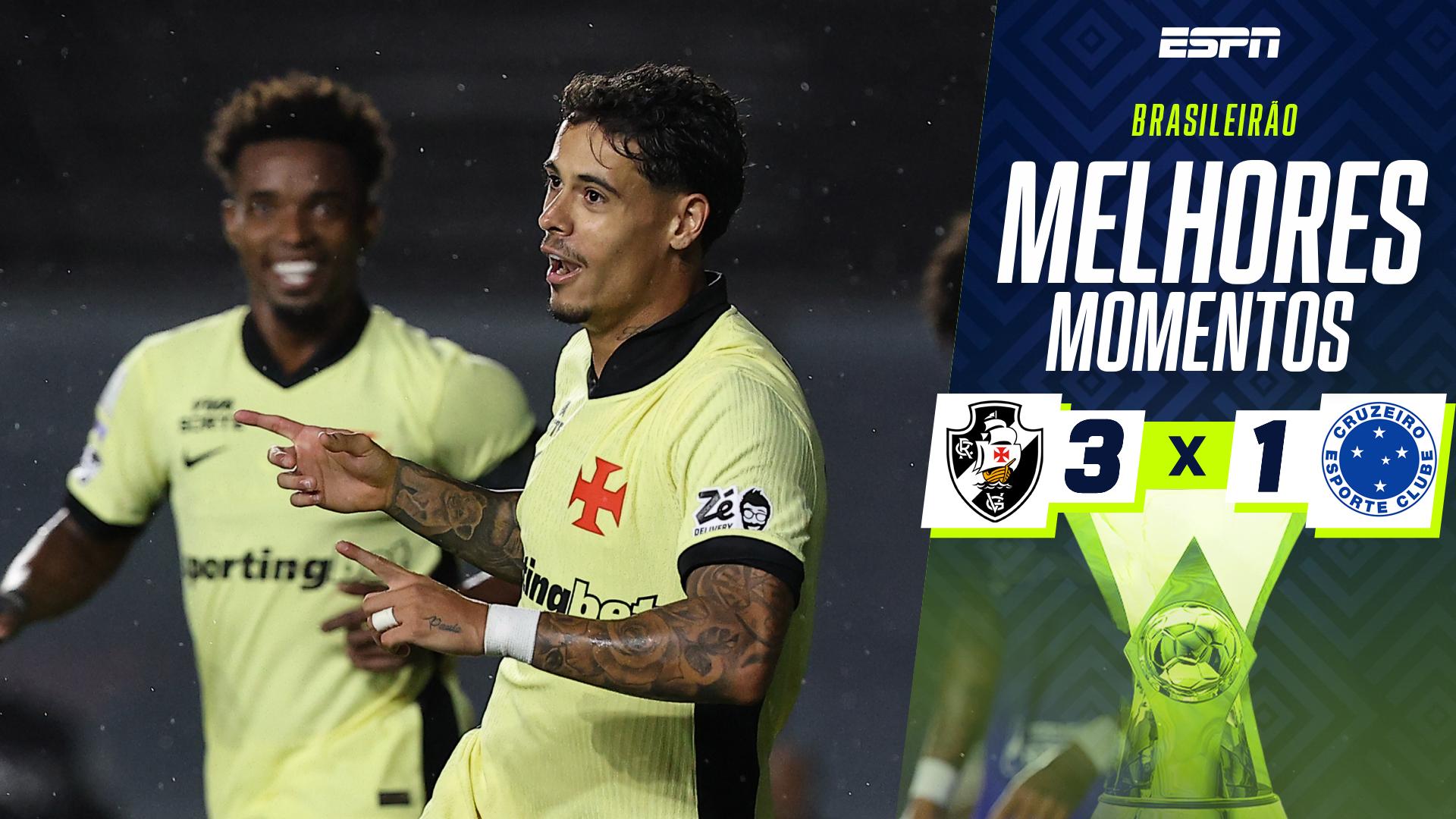 Imagem ilustrativa sobre Vasco vence Cruzeiro 3×1 e prende a atenção dos torcedores com os melhores momentos