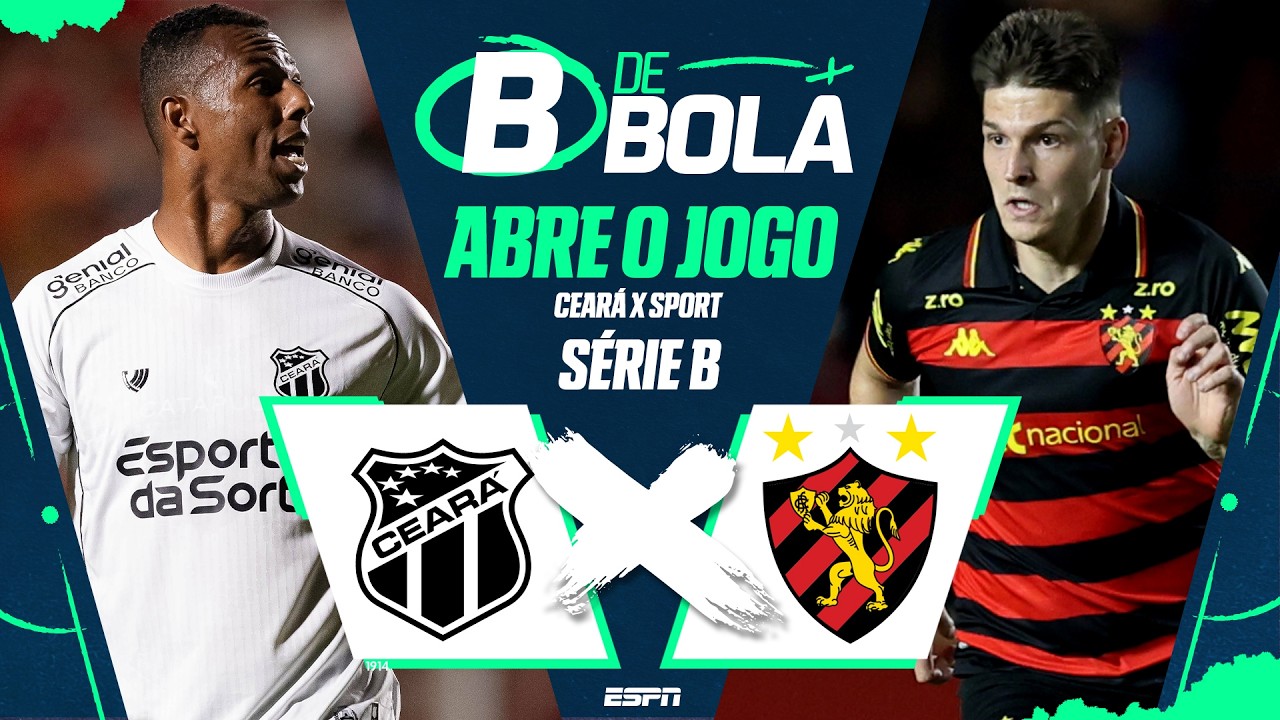 Imagem ilustrativa sobre Ceará x Sport, rodada 26 da Série B: anúncio de transmissão ao vivo, horário e curiosidades