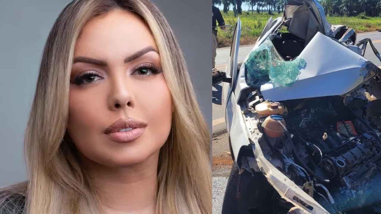 Imagem ilustrativa sobre Carro e carreta chocam: companheiro de cantora de forró morre no Ceará