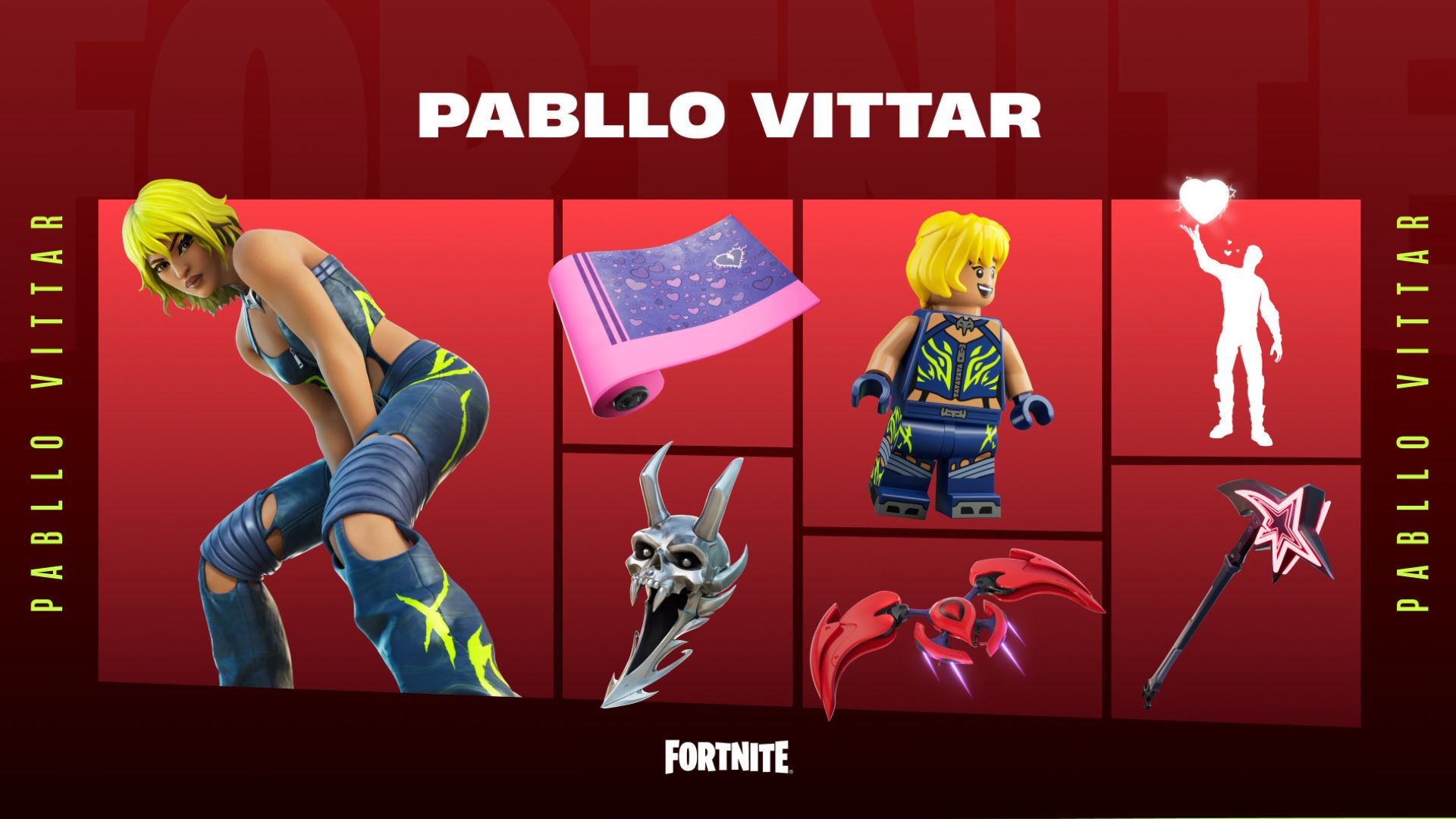 Imagem ilustrativa sobre Pabllo Vittar brinca que vai passar mal às 17h e ganha skins exclusivas no Fortnite