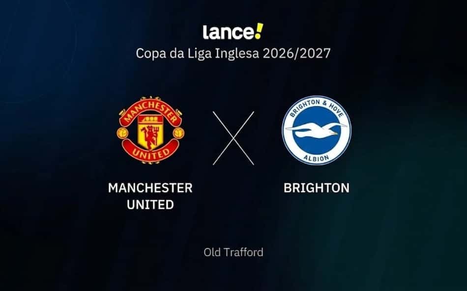 Imagem ilustrativa sobre Manchester United x Brighton, 23h (horário de Brasília): onde assistir ao vivo, escalações e árbitro