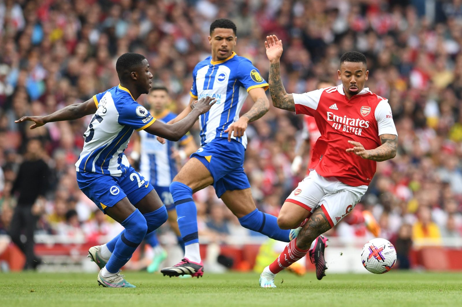 Imagem ilustrativa sobre Brighton x Arsenal: onde assistir ao vivo, horário de 20h (horário de Brasília) e escalações confirmadas