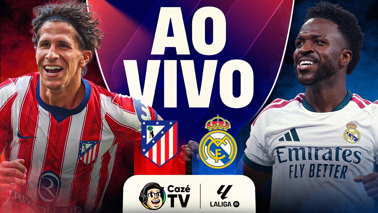Imagem ilustrativa sobre Atlético Madrid x Real Madrid: clássico decide liderança da LaLiga e será transmitido ao vivo às 20h