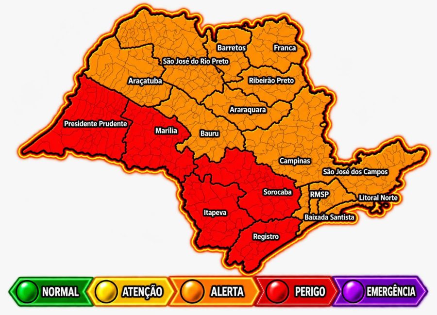 Imagem ilustrativa sobre Tornado em Sorocaba: Defesa Civil dispara alerta, governo de SP suspende aulas e monta gabinete de crise