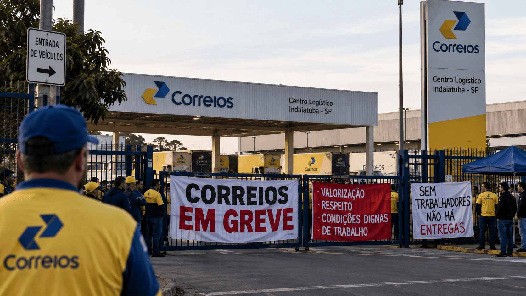 Imagem ilustrativa sobre Greve dos Correios paralisa Indaiatuba e vibra São Paulo: o que está acontecendo