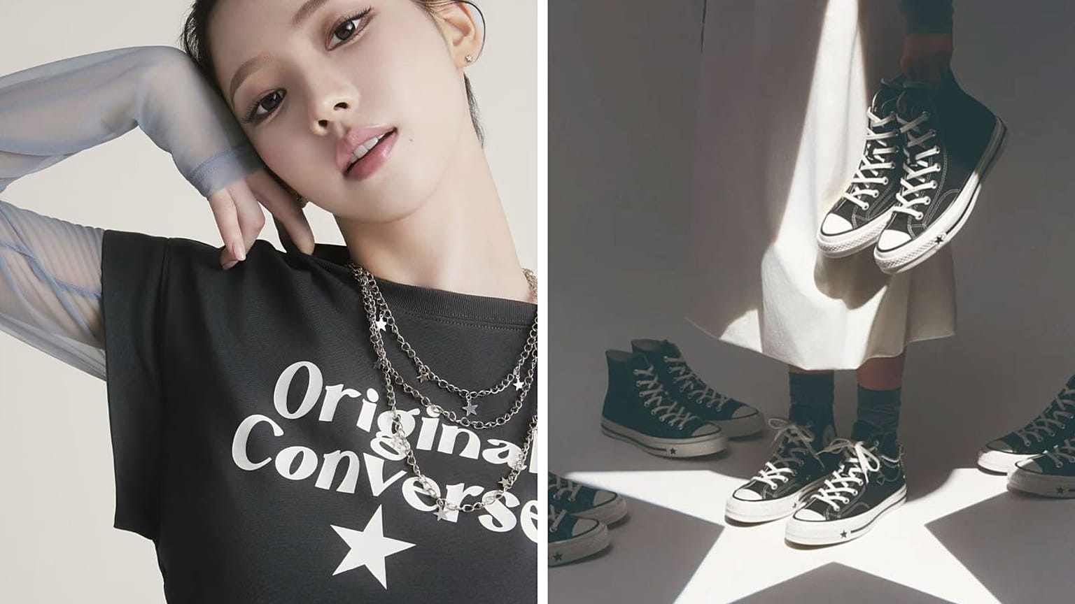 Imagem ilustrativa sobre Converse retira anúncio com cantora de K‑pop após acusações de alusão à Ku Klux Klan​